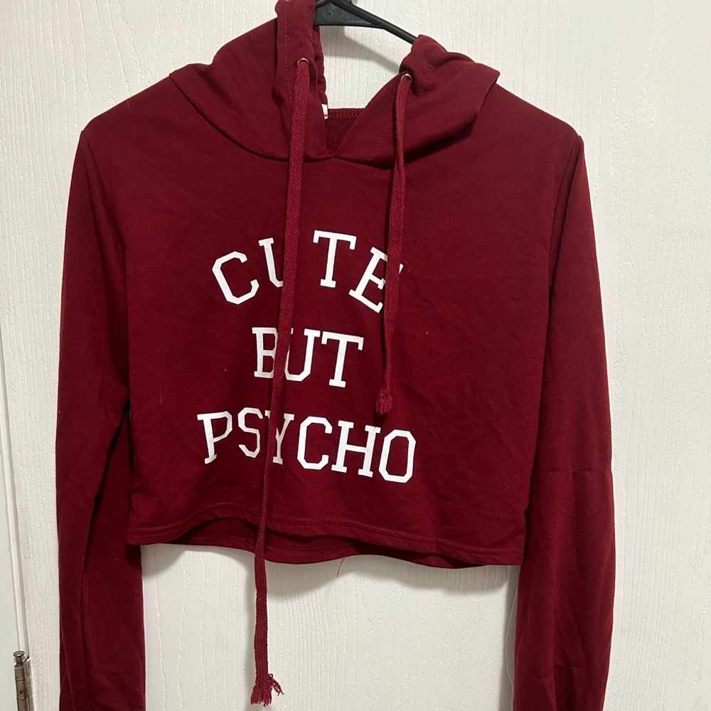 Cropped hoodie